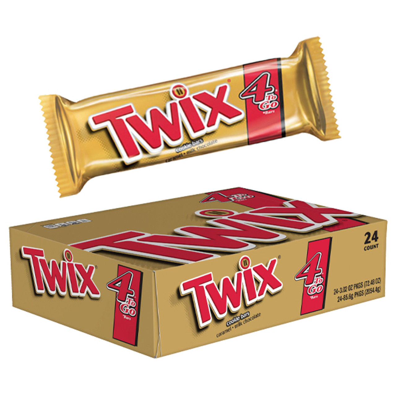 Twix Full Size Caramel Chocolate Cookie Candy Bar, 1.79 oz - Pick