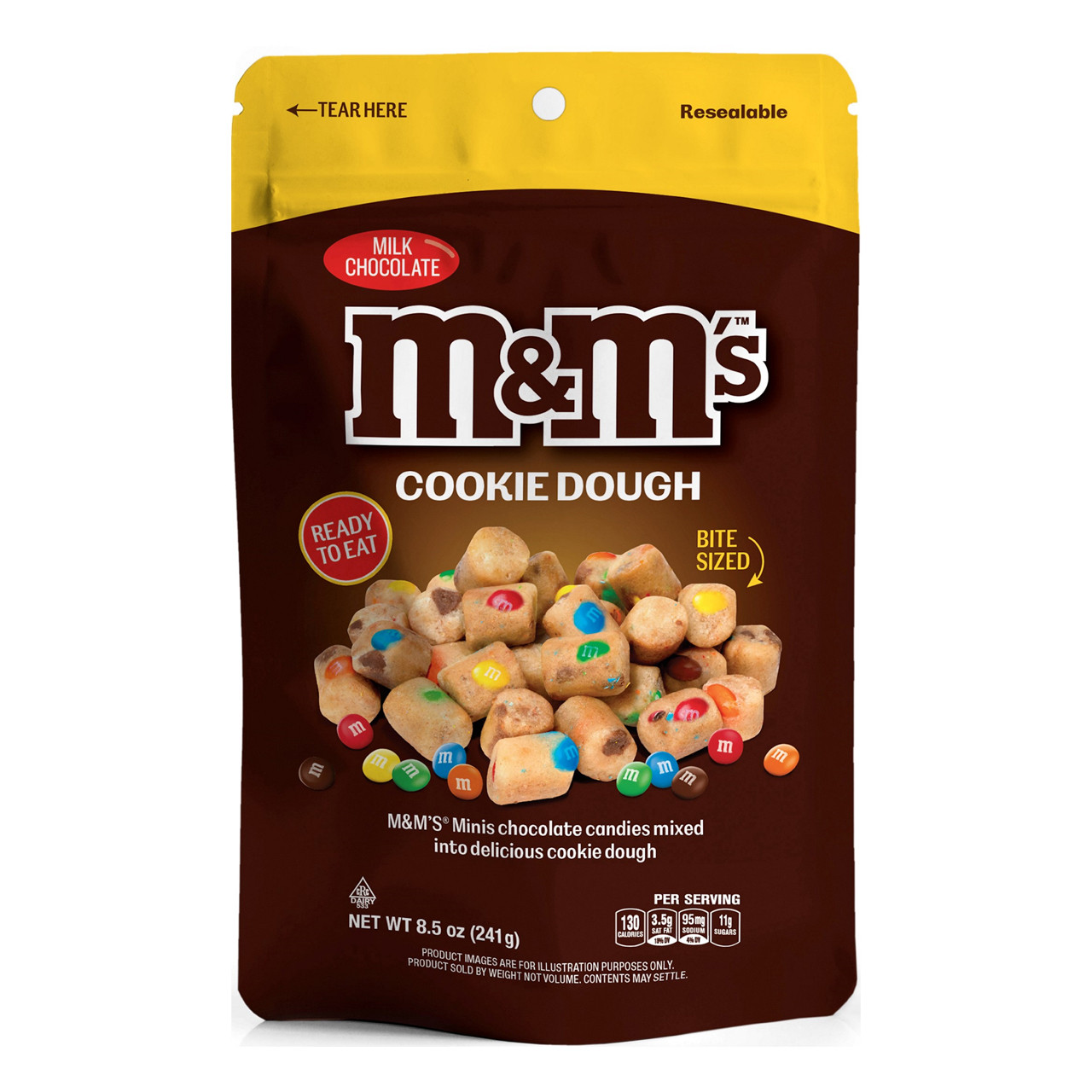 M&M's Crunchy Cookie Chocolate Candies - 24ct Display Box