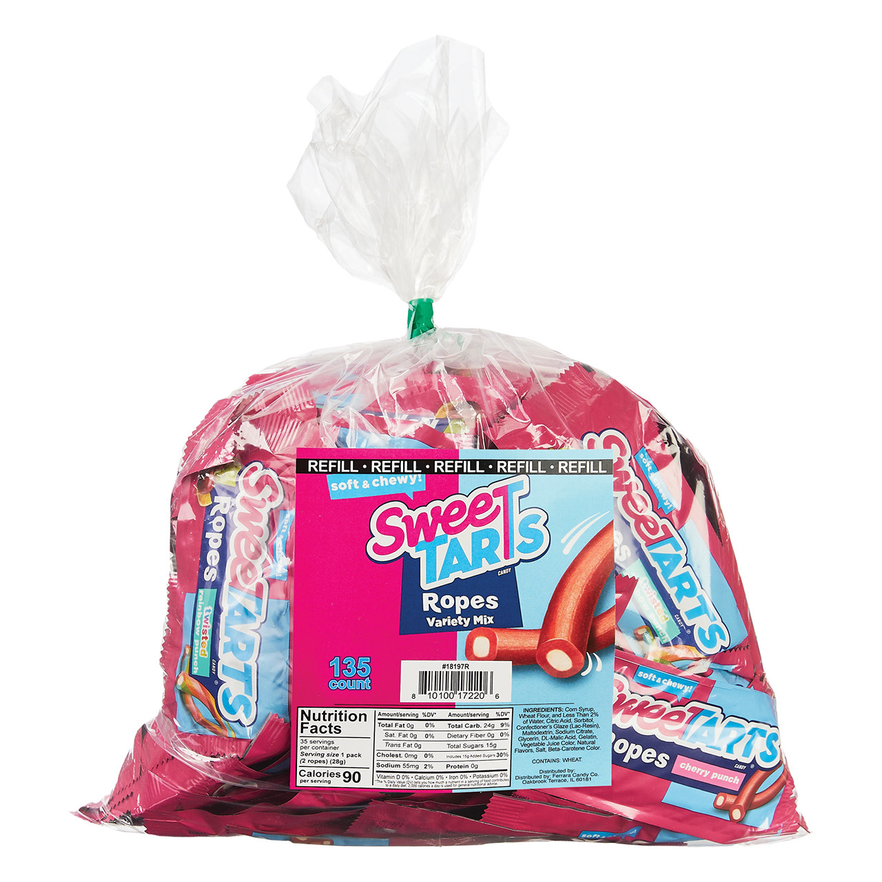 【sweet】 Sweetarts Ropes Variety Mix - Bulk Bag - 135ct