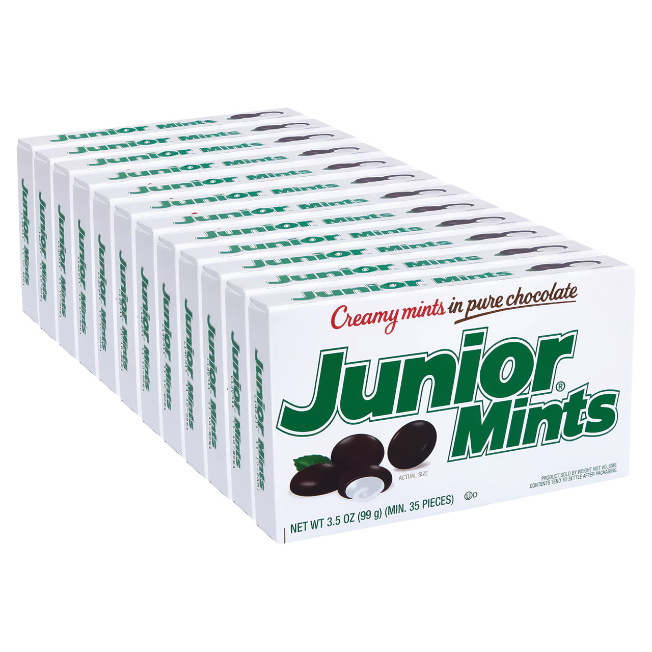 Mints Displayer Theater Box Candy - Junior Mints - 12ct Display Box