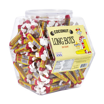 Coconut Long Boys Candy - Bulk Display Tub