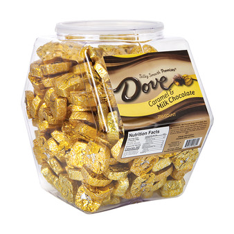 Dove Chocolate Promises - Caramel and Milk Chocolate - Bulk Display Tub
