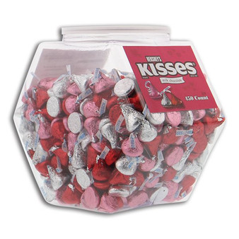 Hershey's Kisses Valentine's Day Assortment - Bulk Display Tub