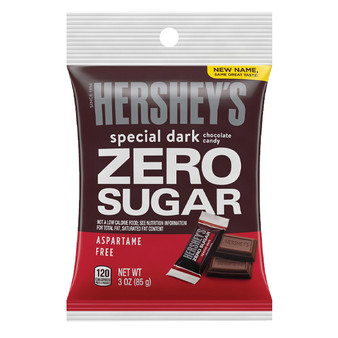 Hershey's Sugar-Free Miniature Dark Chocolate Bars - 12ct Display Box
