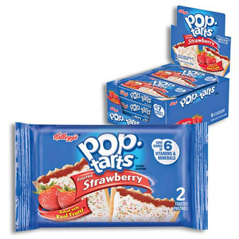 Kellogg's Pop-Tarts - Frosted Strawberry - 6ct Display Box