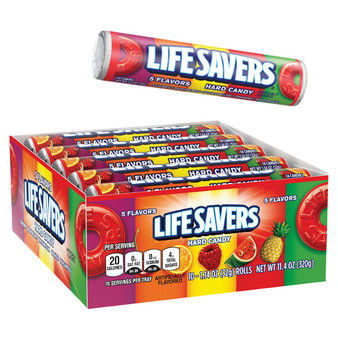 LifeSavers Rolls - 5 Flavors - 20ct Display Box