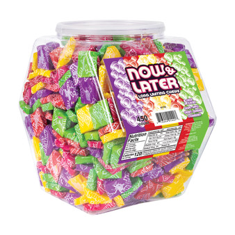 Now and Later Candy Chews - Bulk Display Tub - 450ct