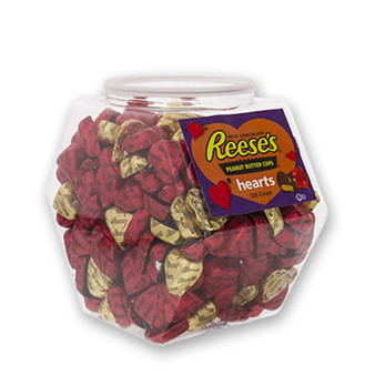 Reese's Peanut Butter Valentine's Day Hearts - Bulk Display Tub