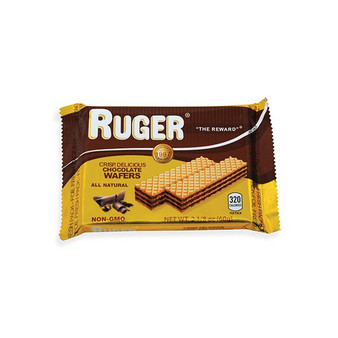 Ruger Wafer Cookies - Chocolate - 12ct Display Box