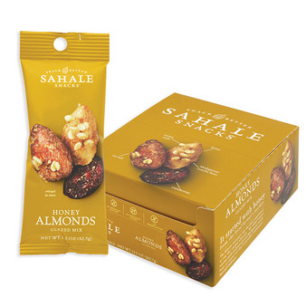 Sahale Snacks Honey Almonds Glazed Mix - 9ct Display Box