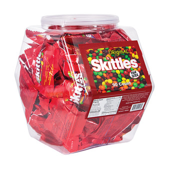 Skittles Fun Size Candies - Bulk Display Tub