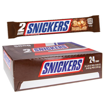 Snickers King Size Candy Bars - 24ct Display Box