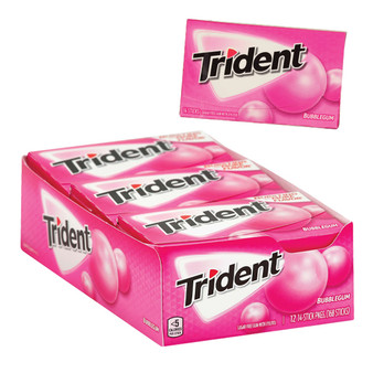 Trident Gum - Bubblegum - 12ct Display Box