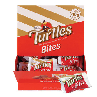 Turtles Bite Size Caramel Nut Clusters - Display Box