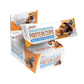 ZenEvo Protein Cups - Chocolate and Peanut Butter - 12ct Display Box