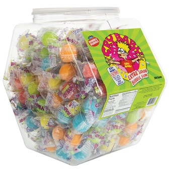 Dubble Bubble Cry Baby Extra Sour Bubble Gum - Bulk Display Tub