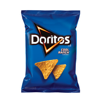 Doritos Cool Ranch Tortilla Chips - 1.75 Ounce Bags - 12ct Box