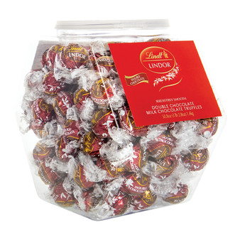 Lindt Lindor Truffles - Double Chocolate - Bulk Display Tub