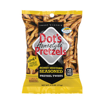 Dot's Homestyle Pretzels - Honey Mustard Seasoned - 12ct Display Box