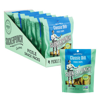 Suckerpunch Gourmet Pickle Chips - Snappy Sweet Bread & Butter