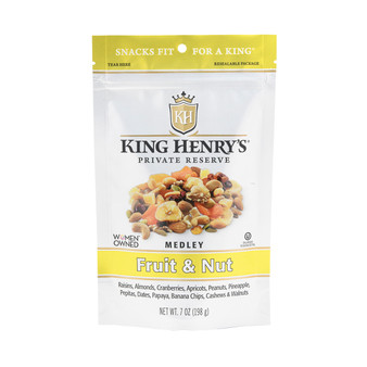 King Henry's Private Reserve Snacks - Fruit And Nut Medley - 6ct