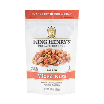 King Henry's Private Reserve Snacks - Mixed Nuts - 6ct