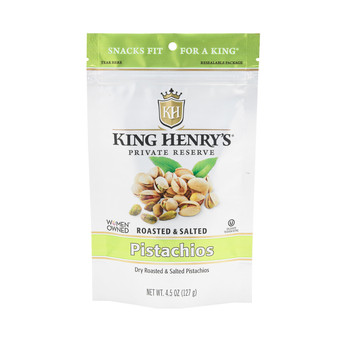 King Henry's Private Reserve Snacks - Pistachios - 6ct