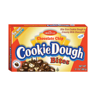 Theater Box Candy -  Original Chocolate Chip Cookie Dough Bites - 12ct Display Box
