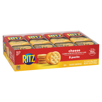 Nabisco - Ritz Cracker Sandwiches with Cheese - 1.35oz - 8ct Display Box