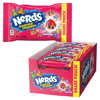 Nerds Gummy Clusters Candy - 3oz - 12ct Display Box