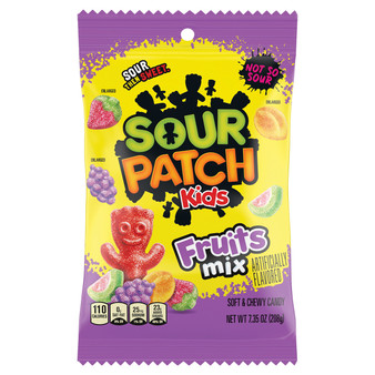 Sour Patch Kids Assorted Fruit Bag - 7.35oz Bags - 12ct