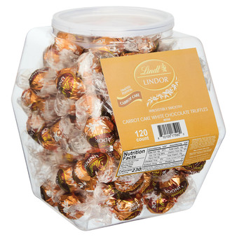 Lindt Lindor Truffles - Carrot Cake Truffles - Bulk Display Tub - 120ct