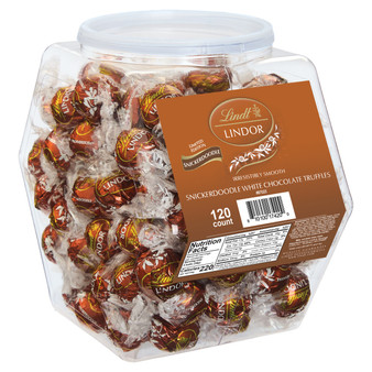 Lindt Lindor Truffles - Snickerdoodle Truffles - Bulk Display Tub - 120ct
