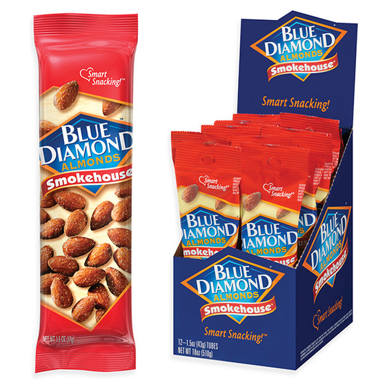 Blue Diamond Almonds - Smokehouse - 12ct Display Box