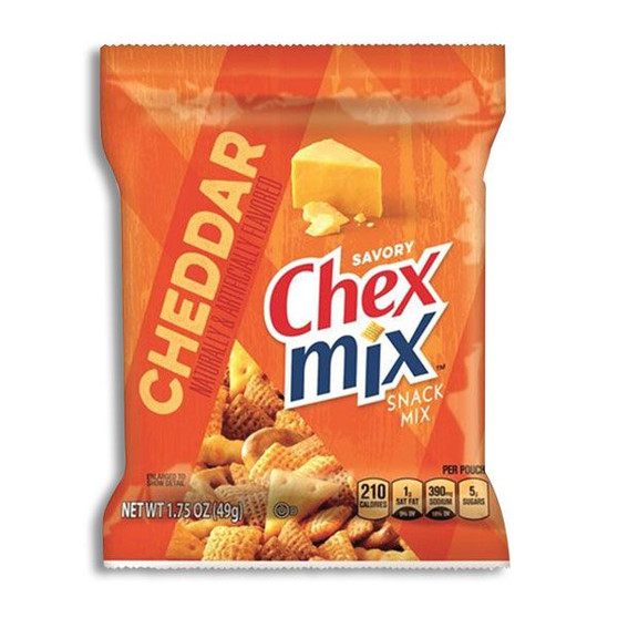 Chex Mix Snack Mix - Cheddar - 1.75 Ounce Bags