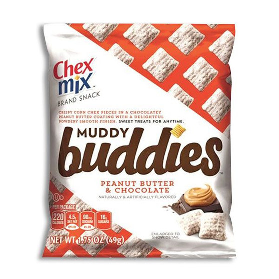 Chex Mix Snack Mix - Muddy Buddies - 1.75 Ounce Bags