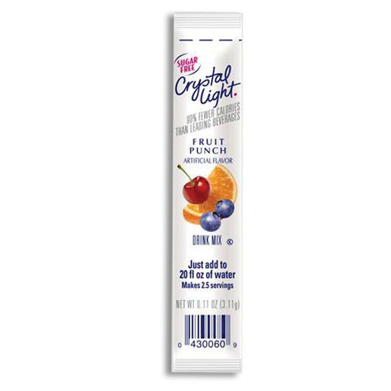 Crystal Light Sugar-Free Drink Mix - Fruit Punch - 30ct Display Box