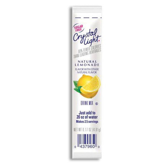 Crystal Light Sugar-Free Drink Mix - Natural Lemonade- 30ct Display Box