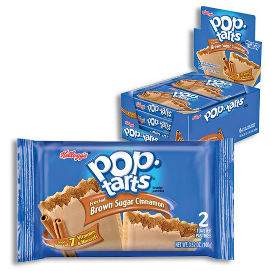 Kellogg's Pop-Tarts - Frosted Brown Sugar Cinnamon - 6ct Display Box