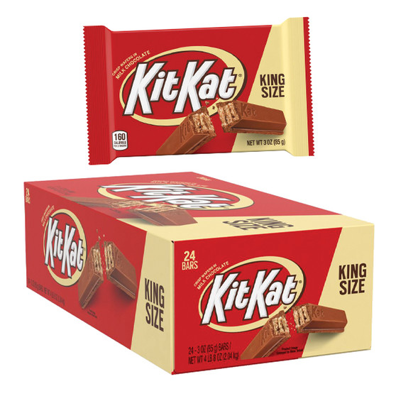 Kit Kat King Size Candy Bars - 24ct Display Box