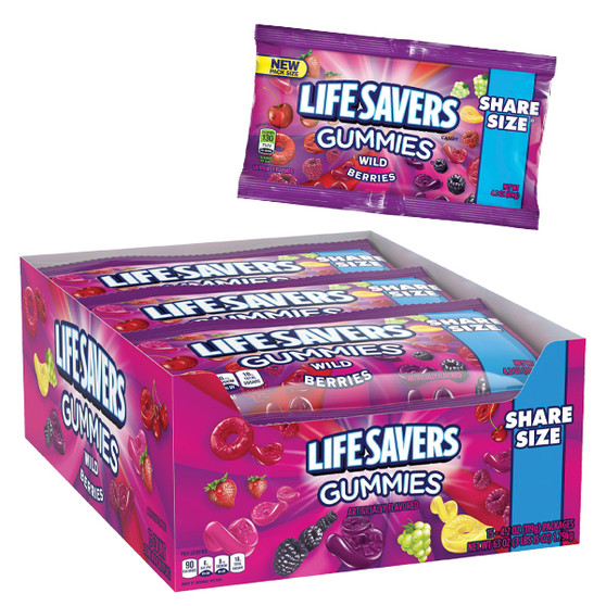 LifeSavers Gummies Share Size - Wild Berries - 15ct Display Box