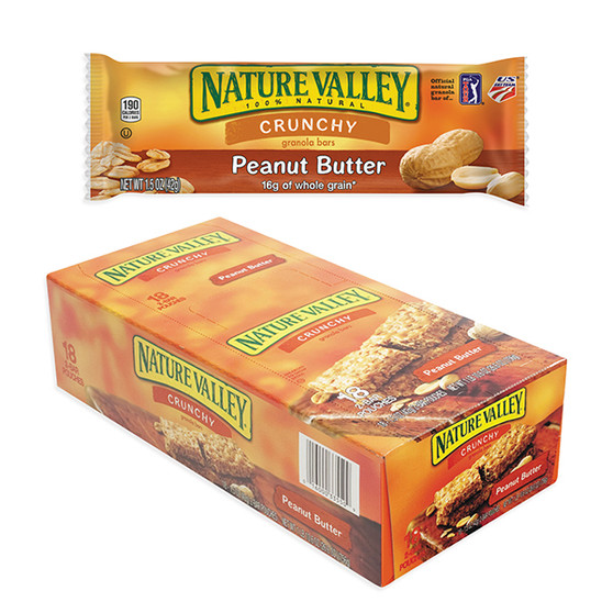 Nature Valley Granola Bars - Peanut Butter - 18ct Display Box