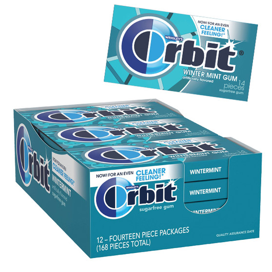 Orbit Gum - Wintergreen - 12ct Display Box