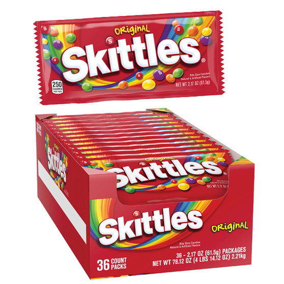 Skittles Candies - 36ct Display Box