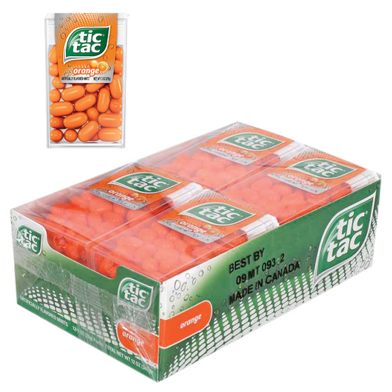 Tic Tac Mints - Orange - 12ct Display Box