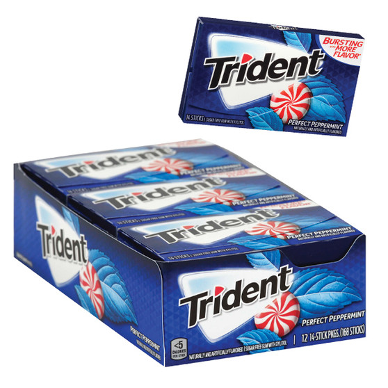 Trident Gum - Peppermint - 12ct Display Box