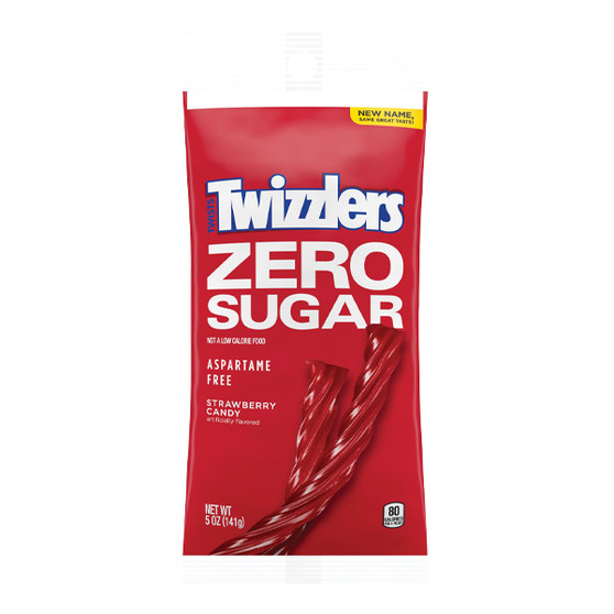 Twizzlers Sugar-Free Strawberry Twists - 5 Ounce Bags - 12ct Box