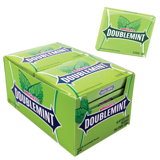 Wrigley's Doublemint Gum - 10ct Display Box