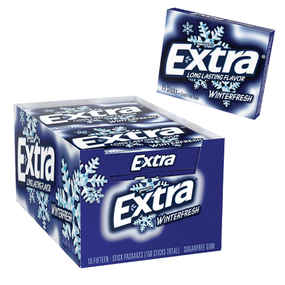 Wrigley's Extra Gum - Winterfresh - 10ct Display Box