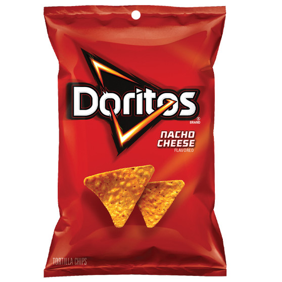 Doritos Nacho Cheese Tortilla Chips - 2.5 Ounce Bags - 6ct Box